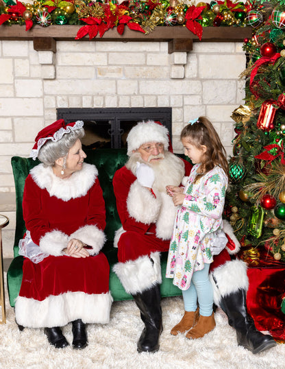 Pink Christmas Kids Dress